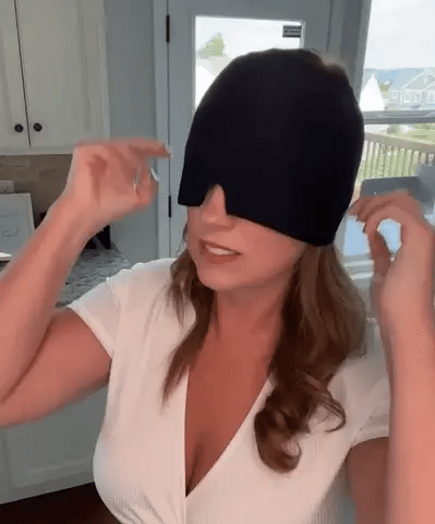 CAPABODY TheraMask #1 Hot & Cold Migraine Relief Therapy Cap For Headache  Relief and Relaxation